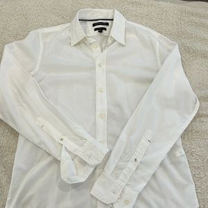 Banana republic white button down small